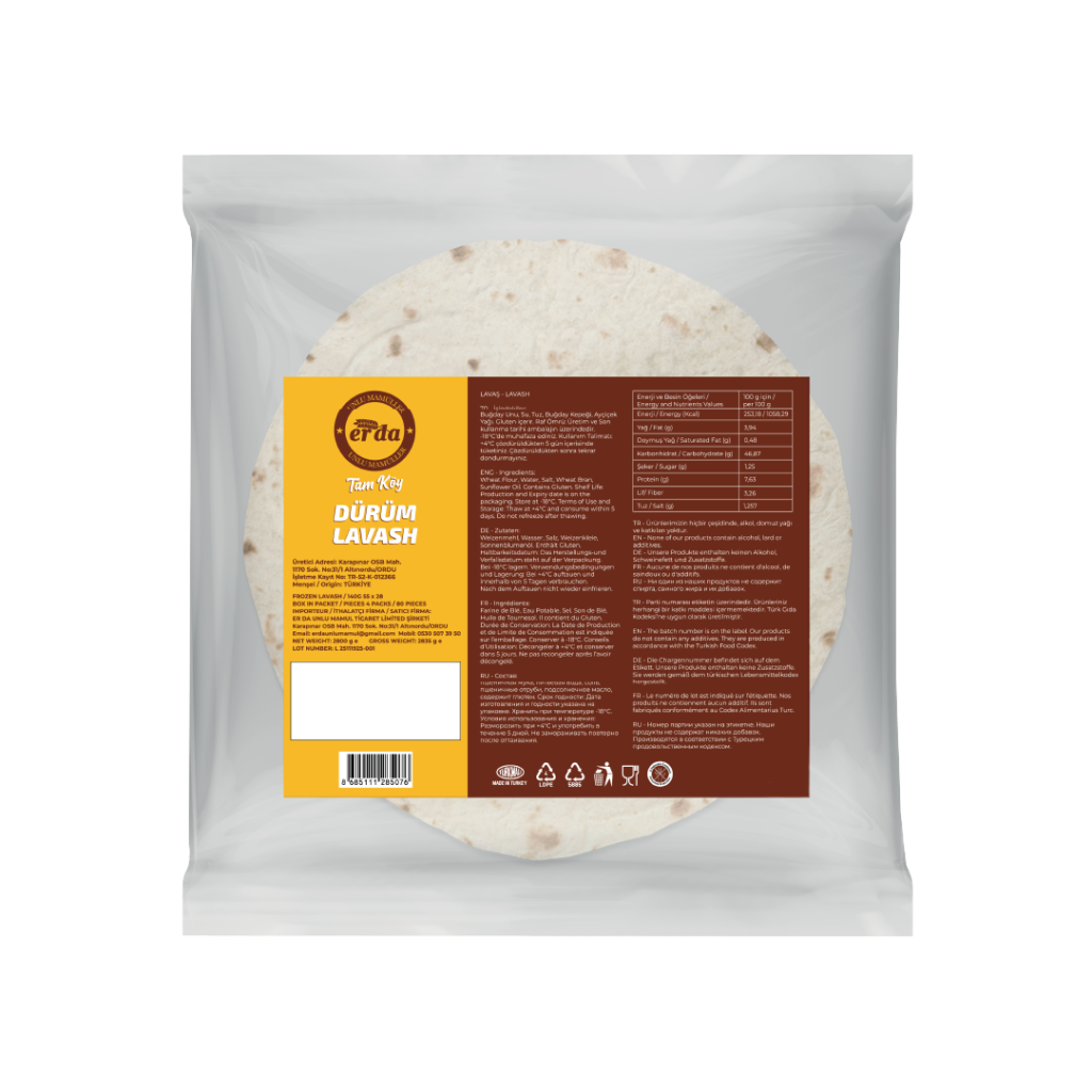 Dürüm Lavaş 130gr